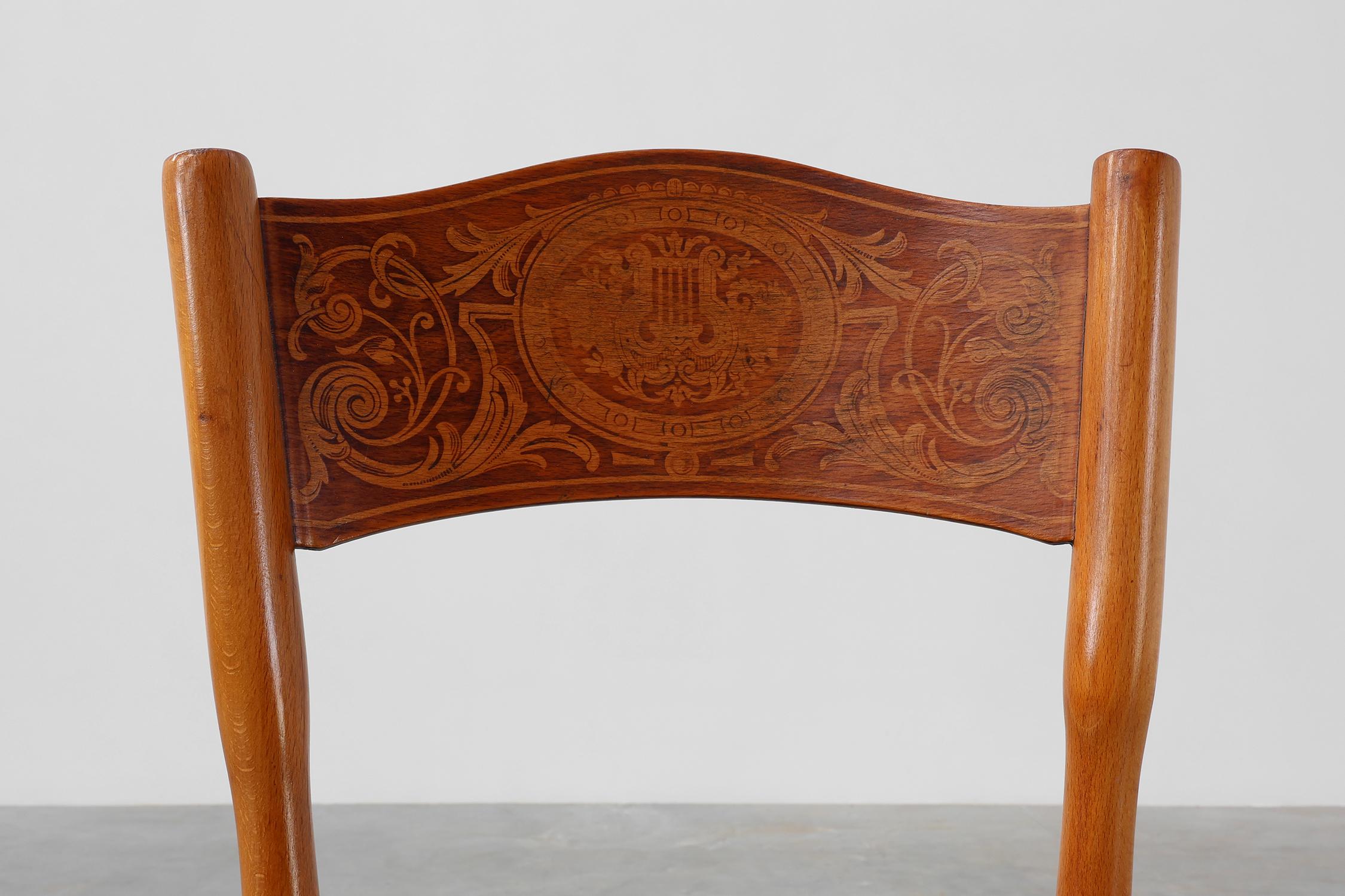 Austria / 1910 / silla auxiliar / Jacob and Josef Kohn / madera, madera curvada / Art Decó / A siglo XX en venta