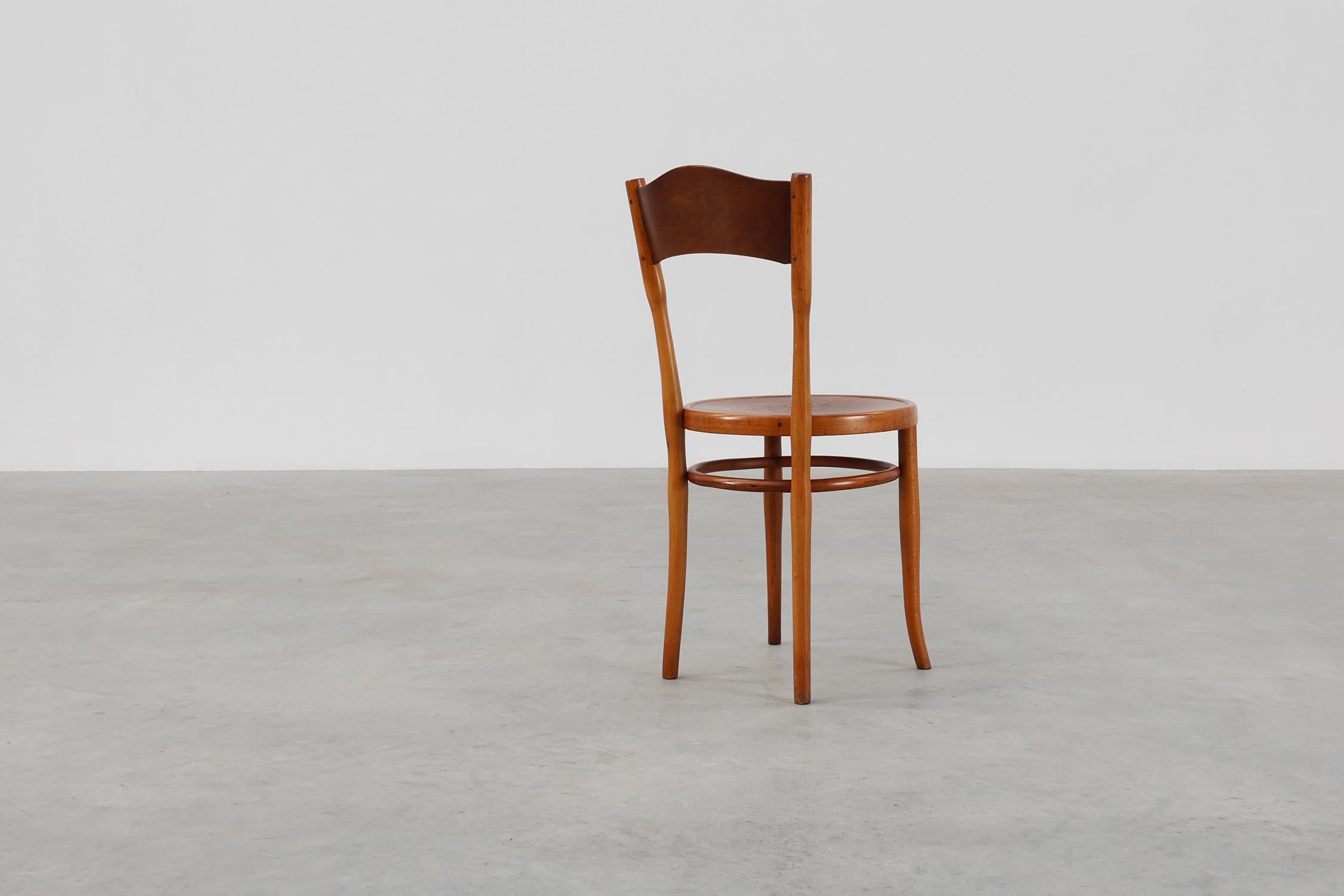 Austria / 1910 / silla auxiliar / Jacob and Josef Kohn / madera, madera curvada / Art Decó / A en venta 2