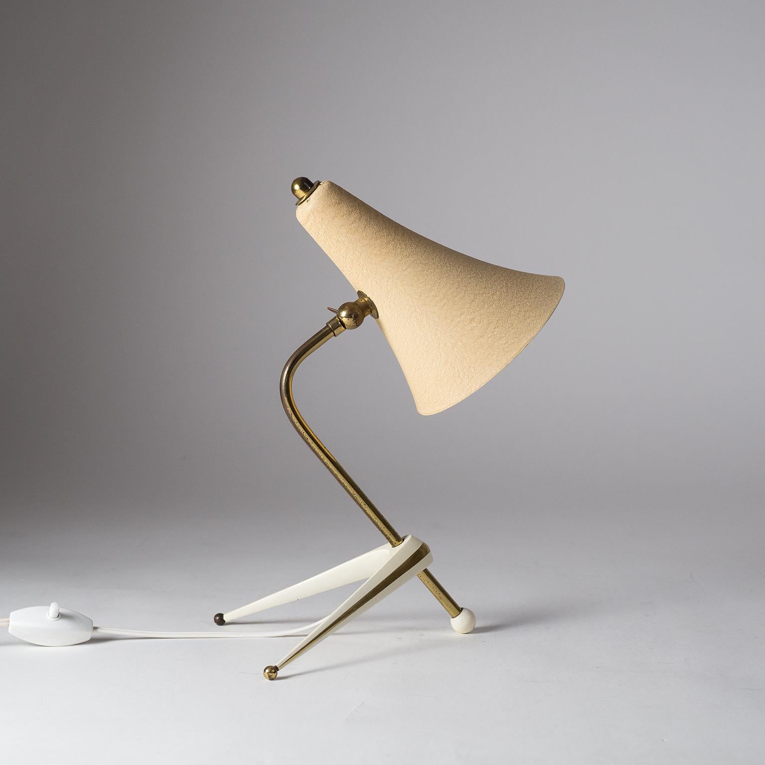 Mid-Century Modern Austrian 1950s Table Lamp