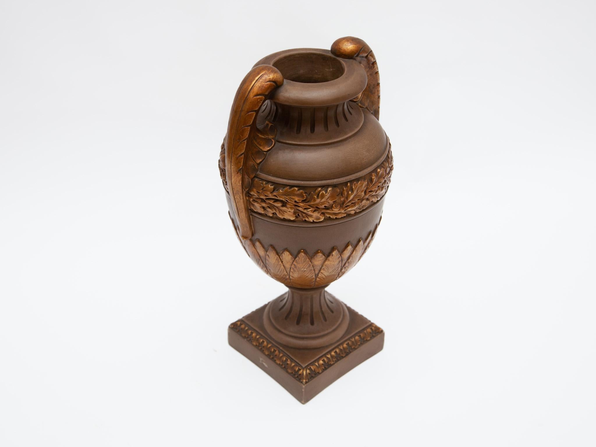 Austrian Amphora Ceramic Vase in Classism Style For Sale 4