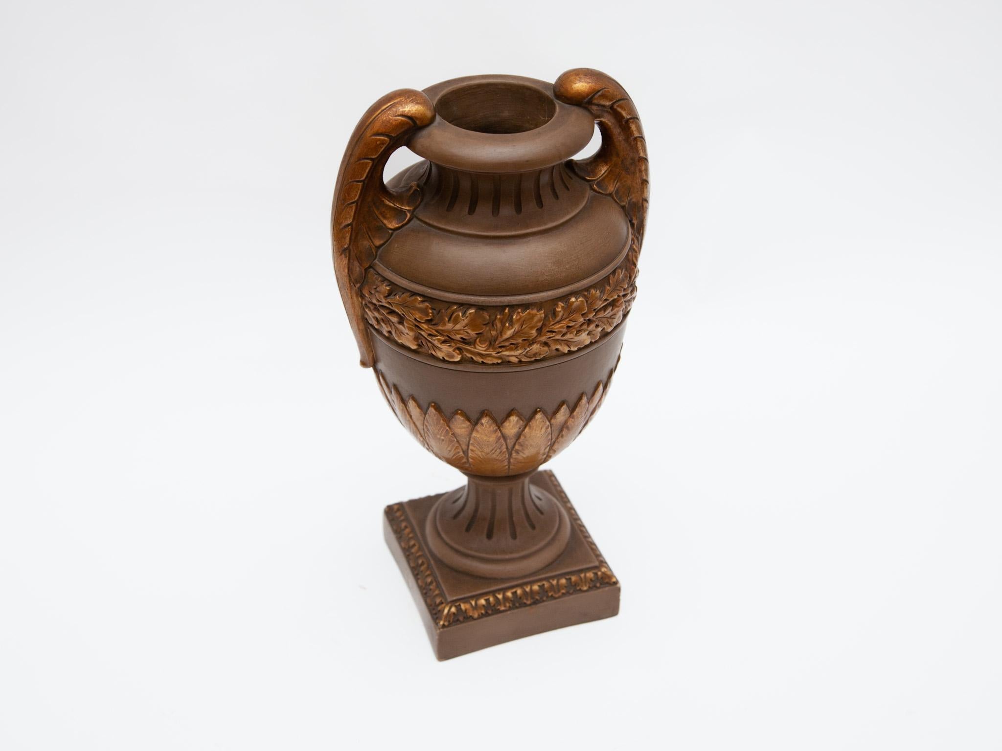 Austrian Amphora Ceramic Vase in Classism Style For Sale 3