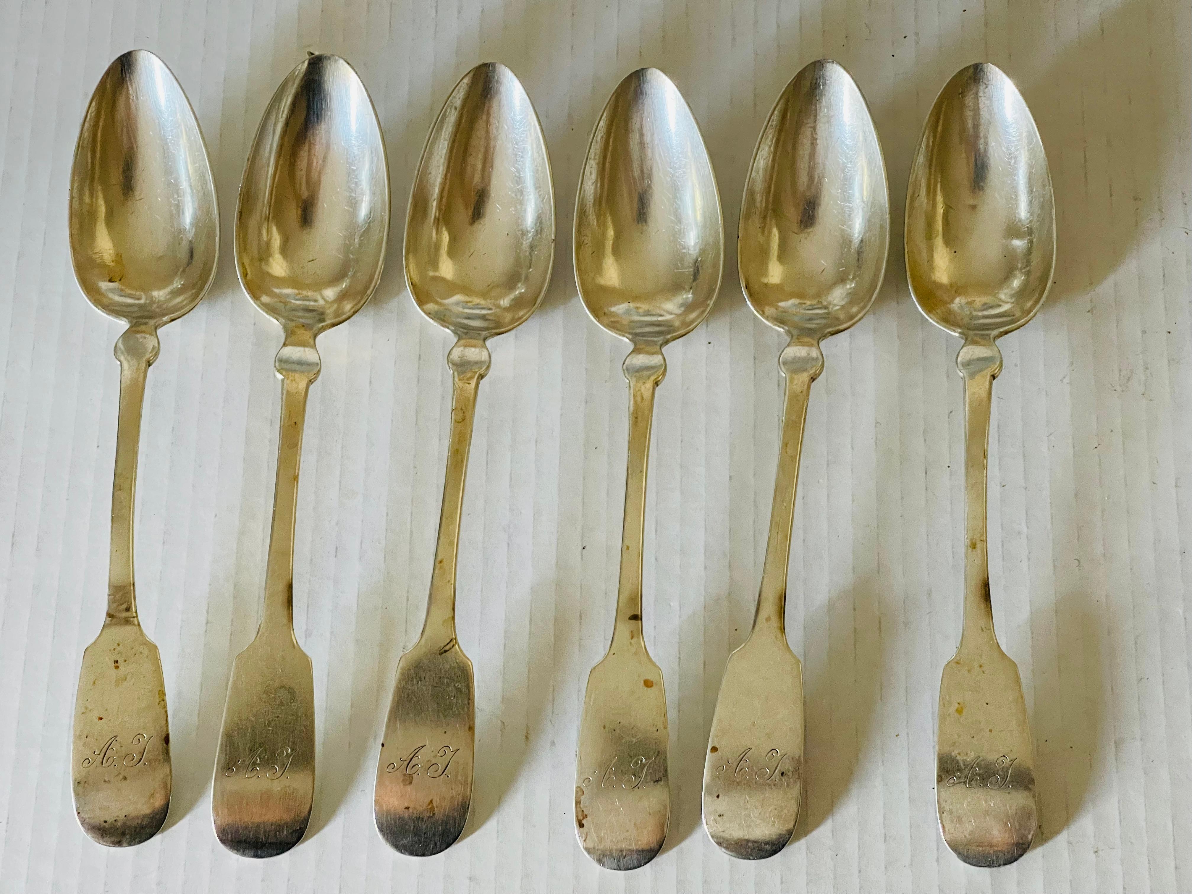 Couverts autrichiens anciens de 6 personnes en vente 11