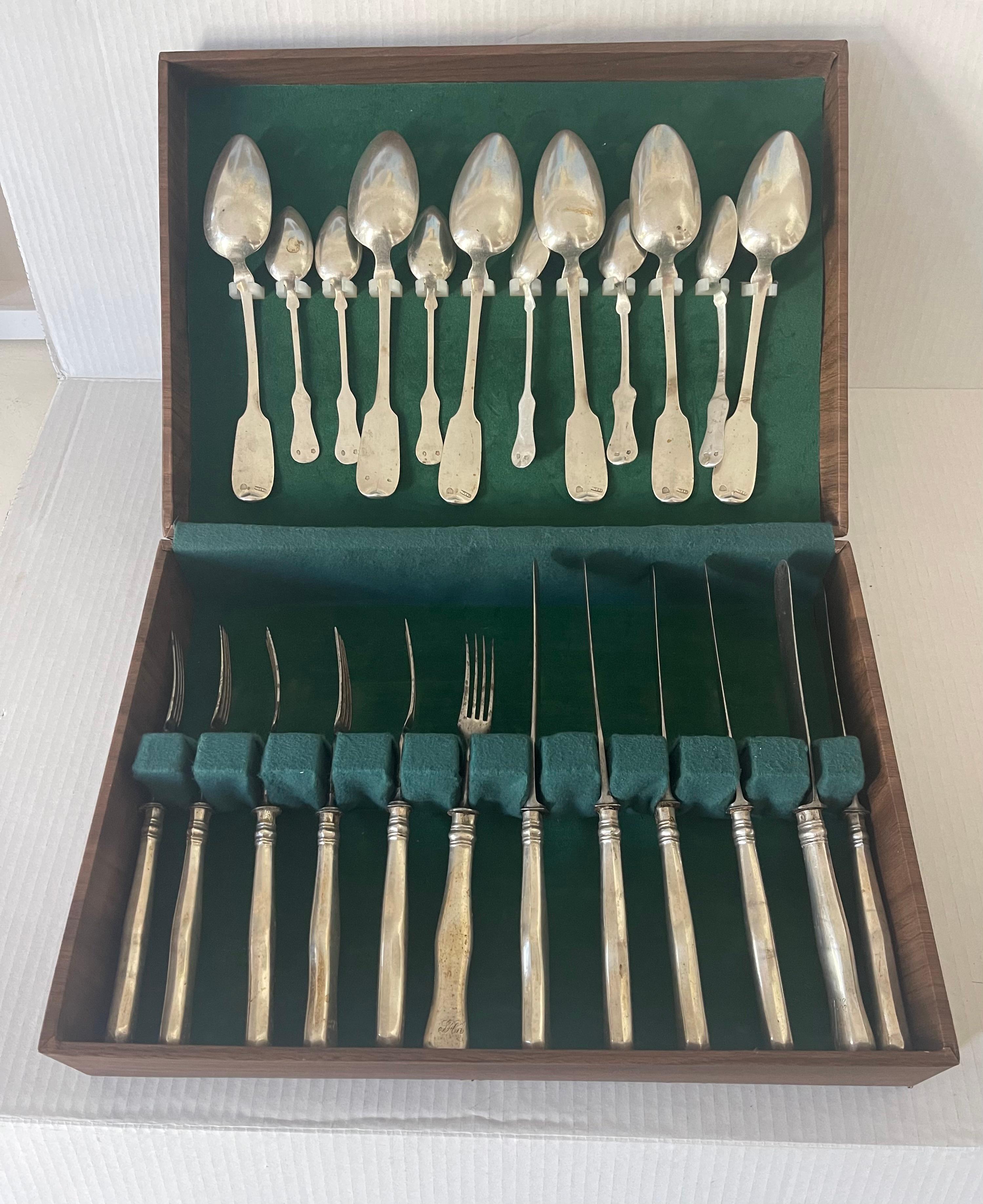 Autrichien Couverts autrichiens anciens de 6 personnes en vente
