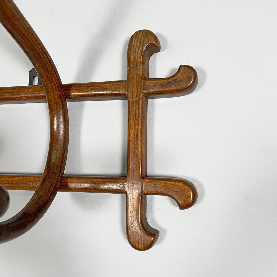 Austrian antique wooden coat hanger for Thonet, 1800s For Sale 2