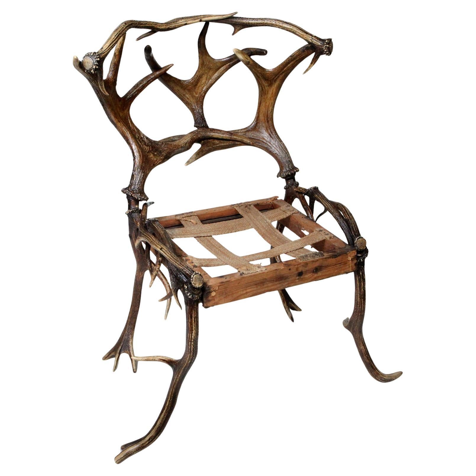Chaise en bois autrichienne en vente