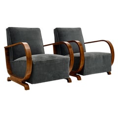 Austrian Art Deco Armchairs Austrian Art Deco Armchairs