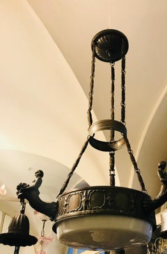 Austrian Art Deco Art Nouveau Chandelier