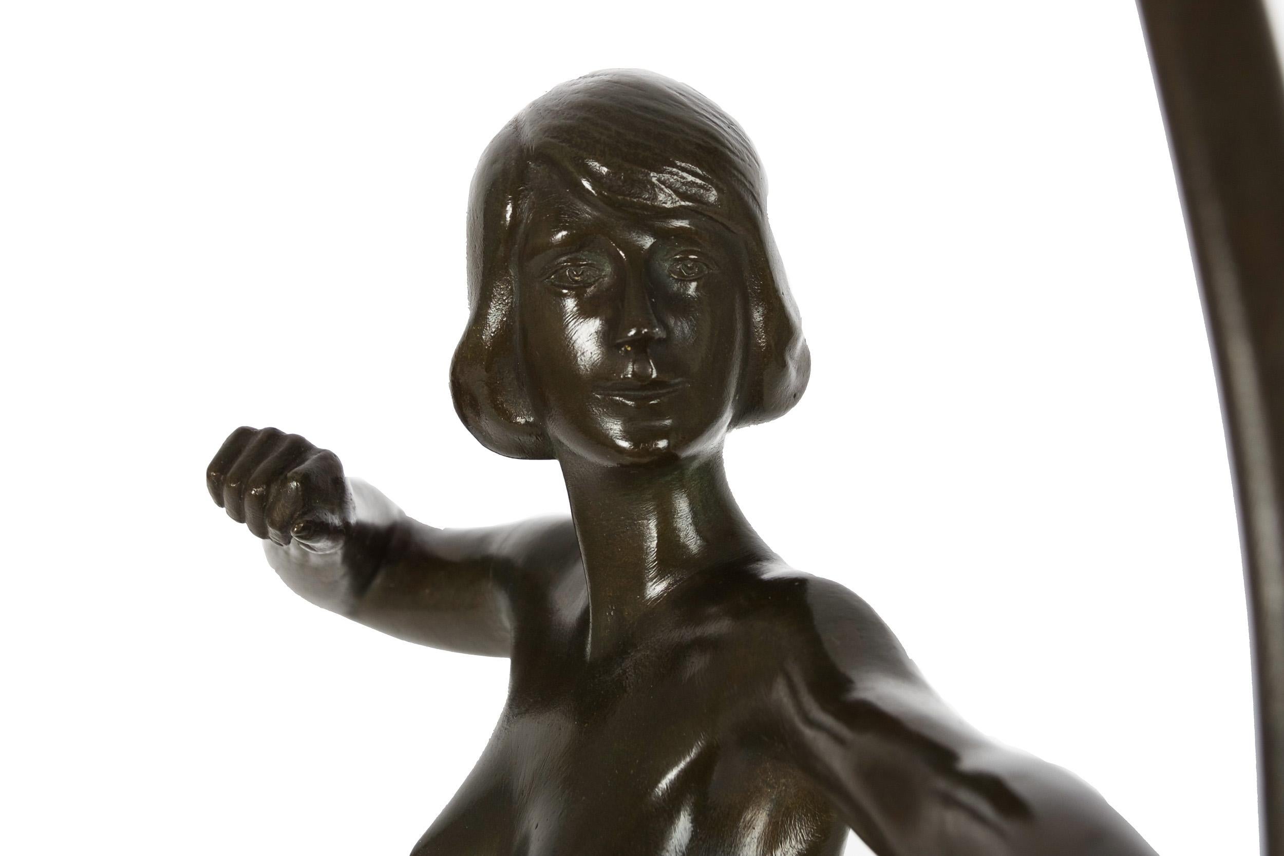 20th Century Austrian Art Deco Bronze Sculpture 