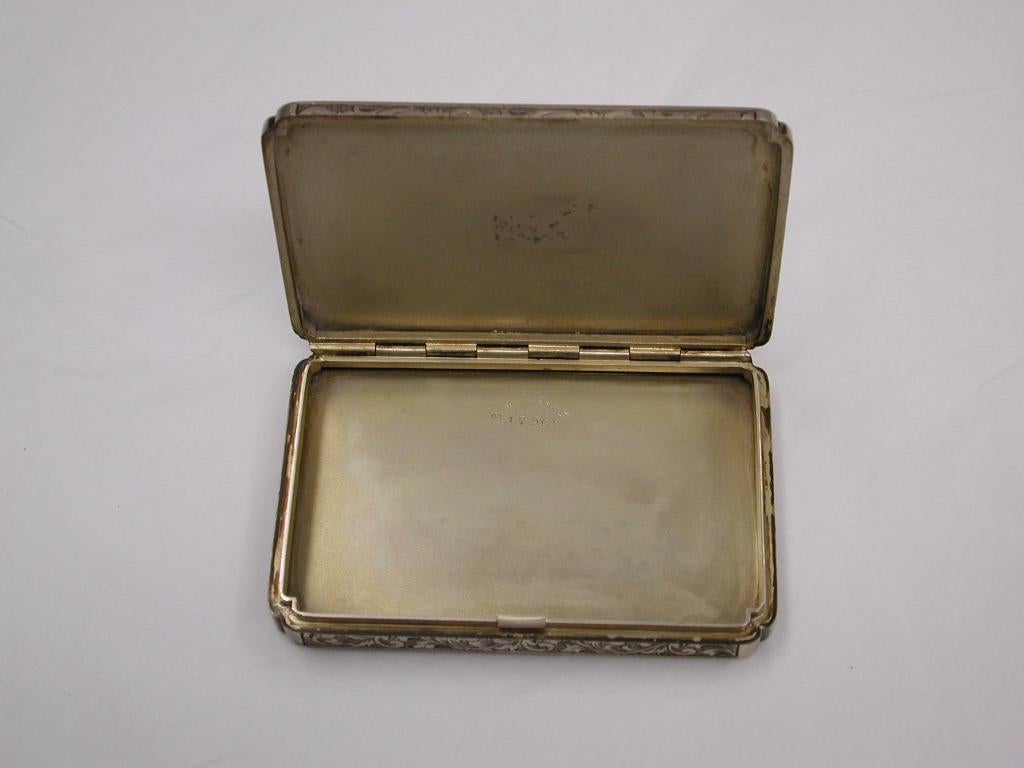 Austrian Art Deco Silver and Enamel Box, Dated circa 1920, 935 Standard Silver 4
