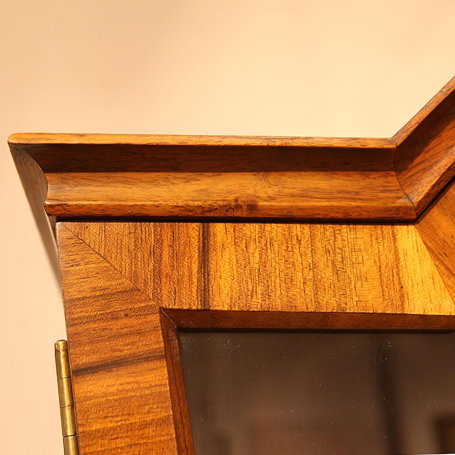 Austrian Art Deco Walnut Showcase Attributed to Otto Prutscher 2