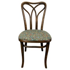 Austrian Art Nouveau Bentwood Side Chair Attributed to J & J Kohn, Early 1900's