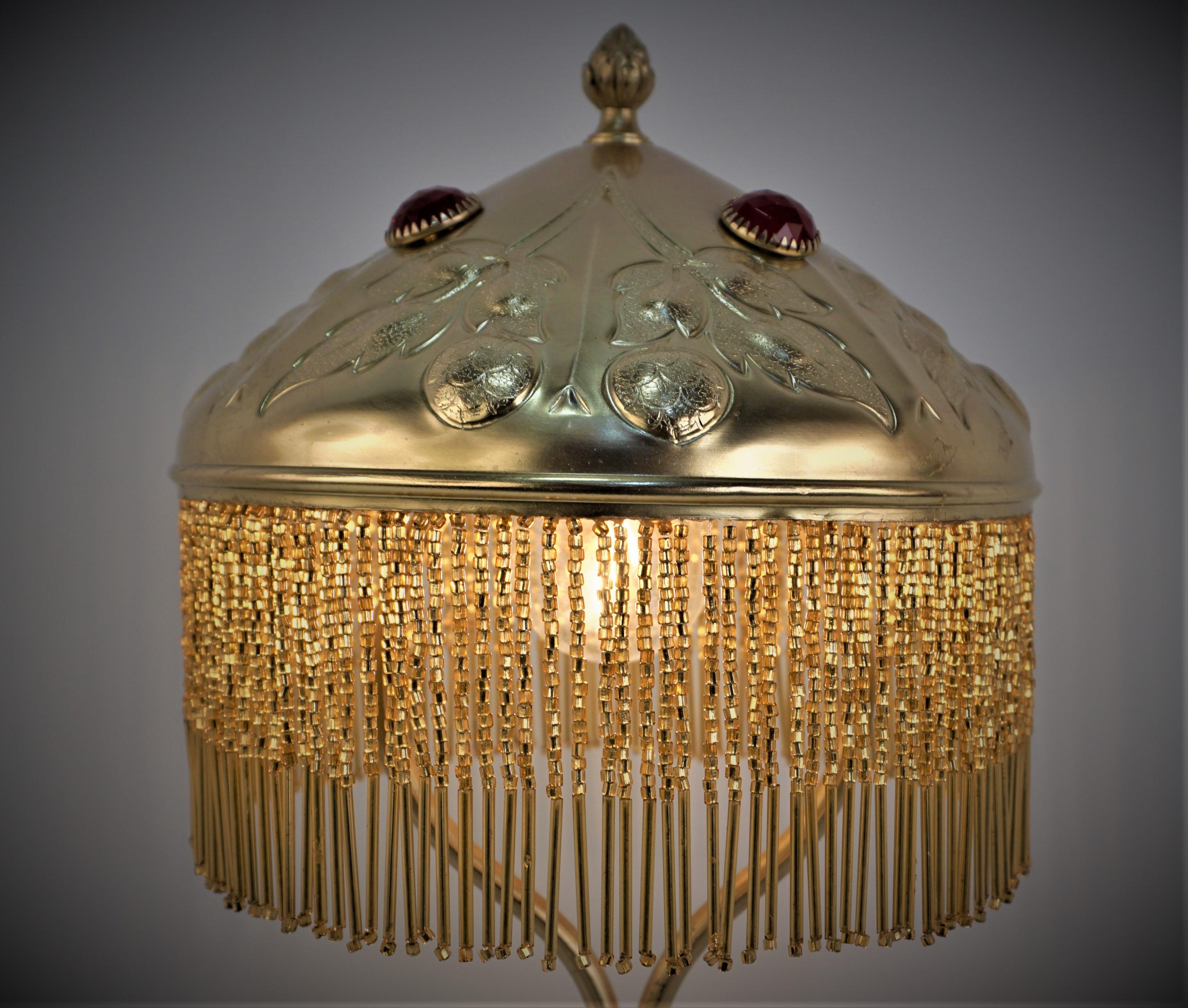 Lampe de bureau autrichienne Art Nouveau en bronze bijou Bon état - En vente à Fairfax, VA