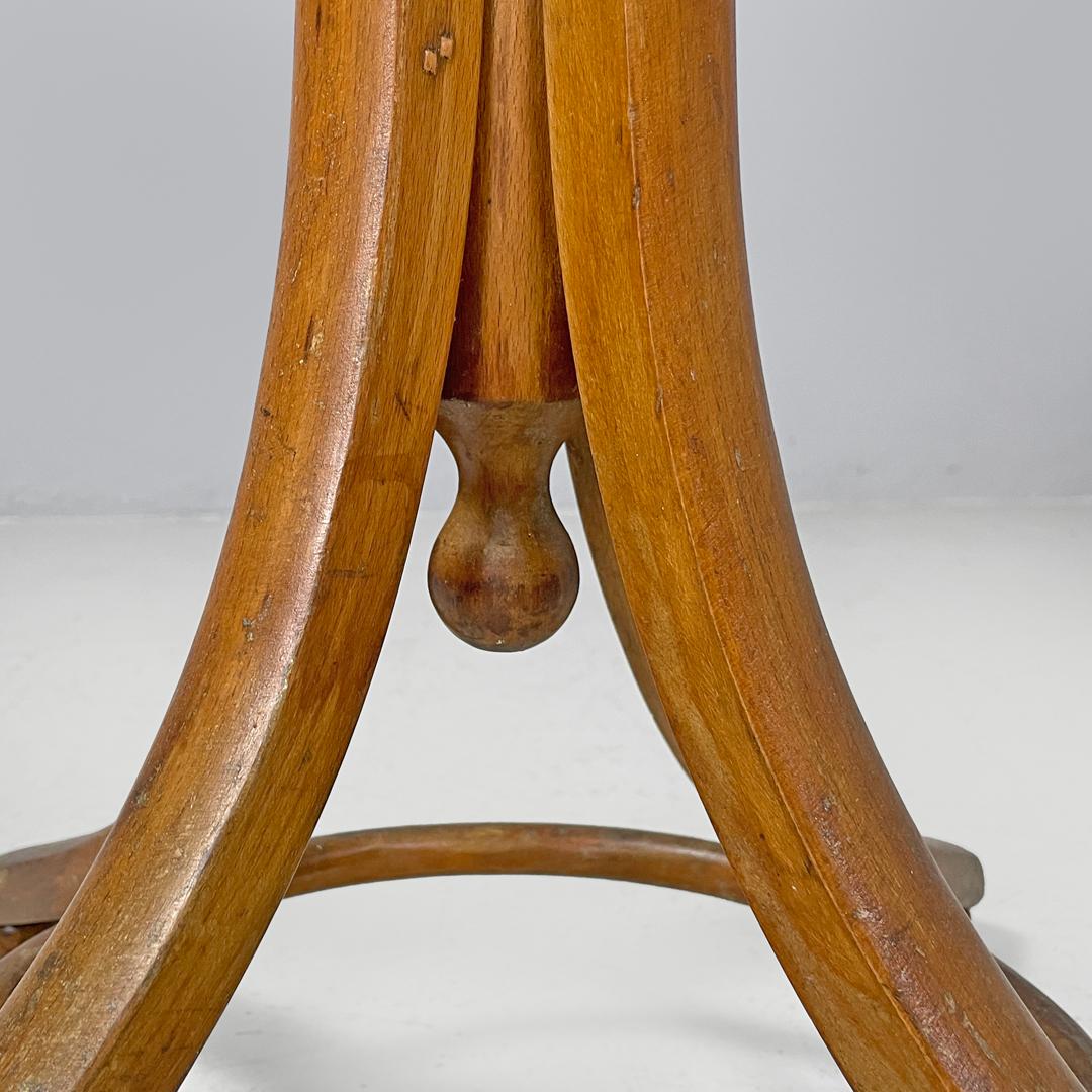 Appendiabiti da terra in legno Art Nouveau austriaco di Thonet, inizio '900 in vendita 7