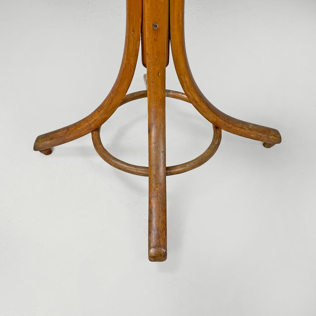 Appendiabiti da terra in legno Art Nouveau austriaco di Thonet, inizio '900 in vendita 10
