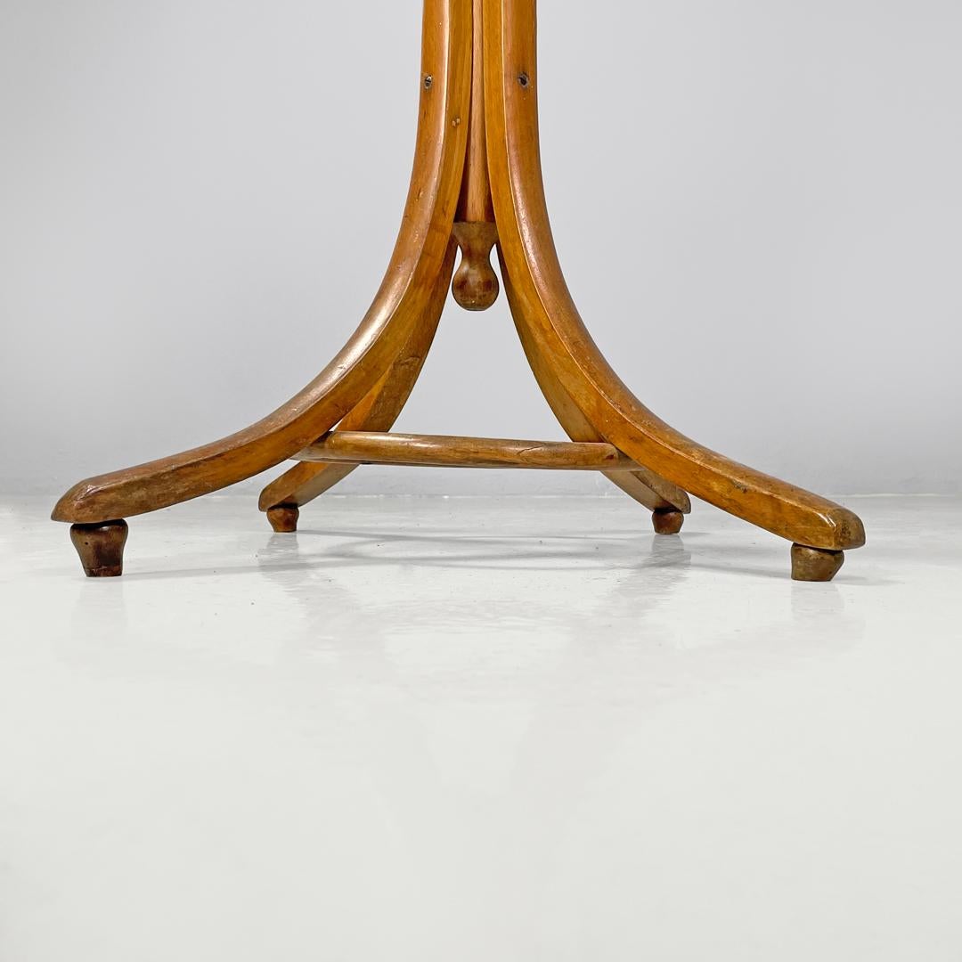 Appendiabiti da terra in legno Art Nouveau austriaco di Thonet, inizio '900 in vendita 11