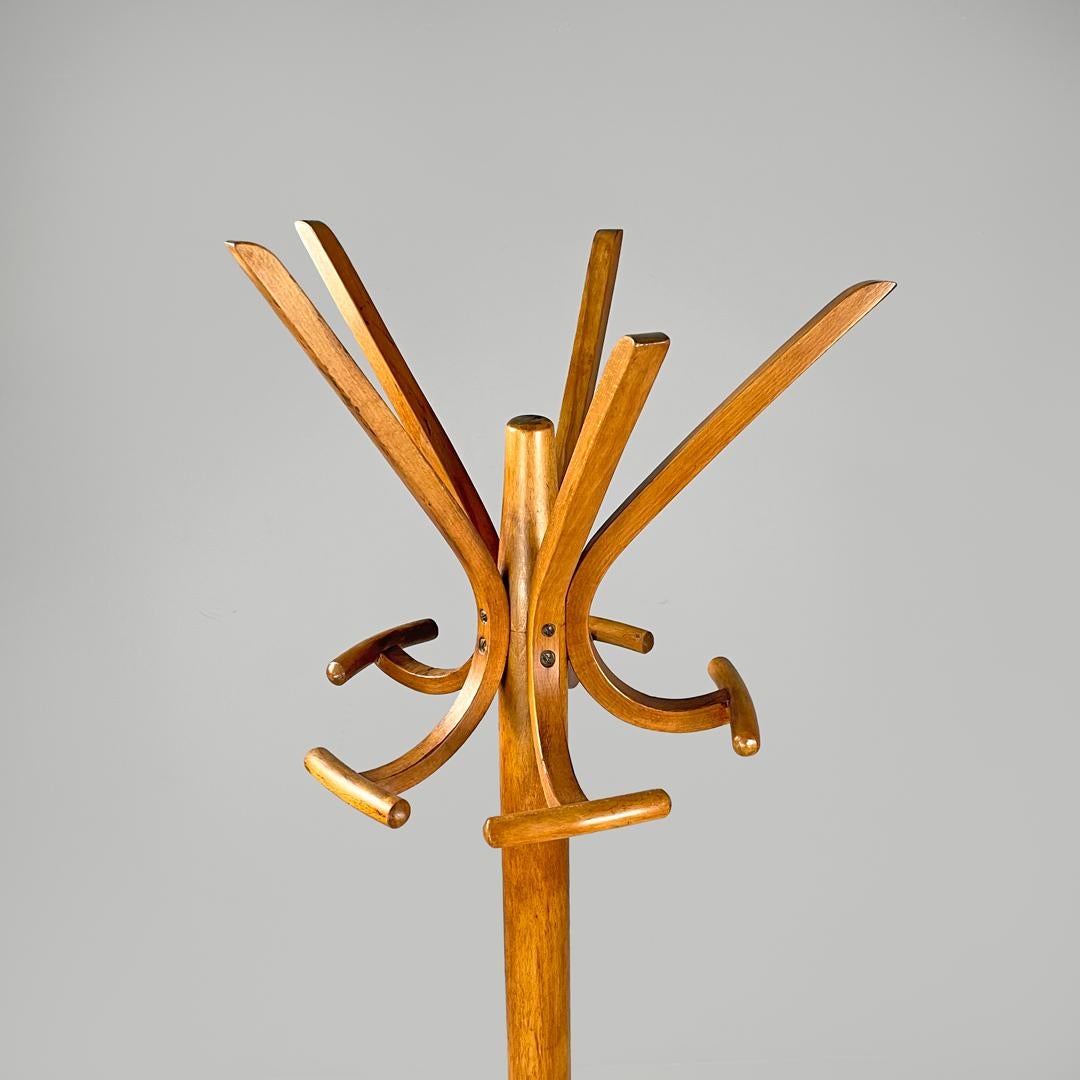 Austriaco Appendiabiti da terra in legno Art Nouveau austriaco di Thonet, inizio '900 in vendita