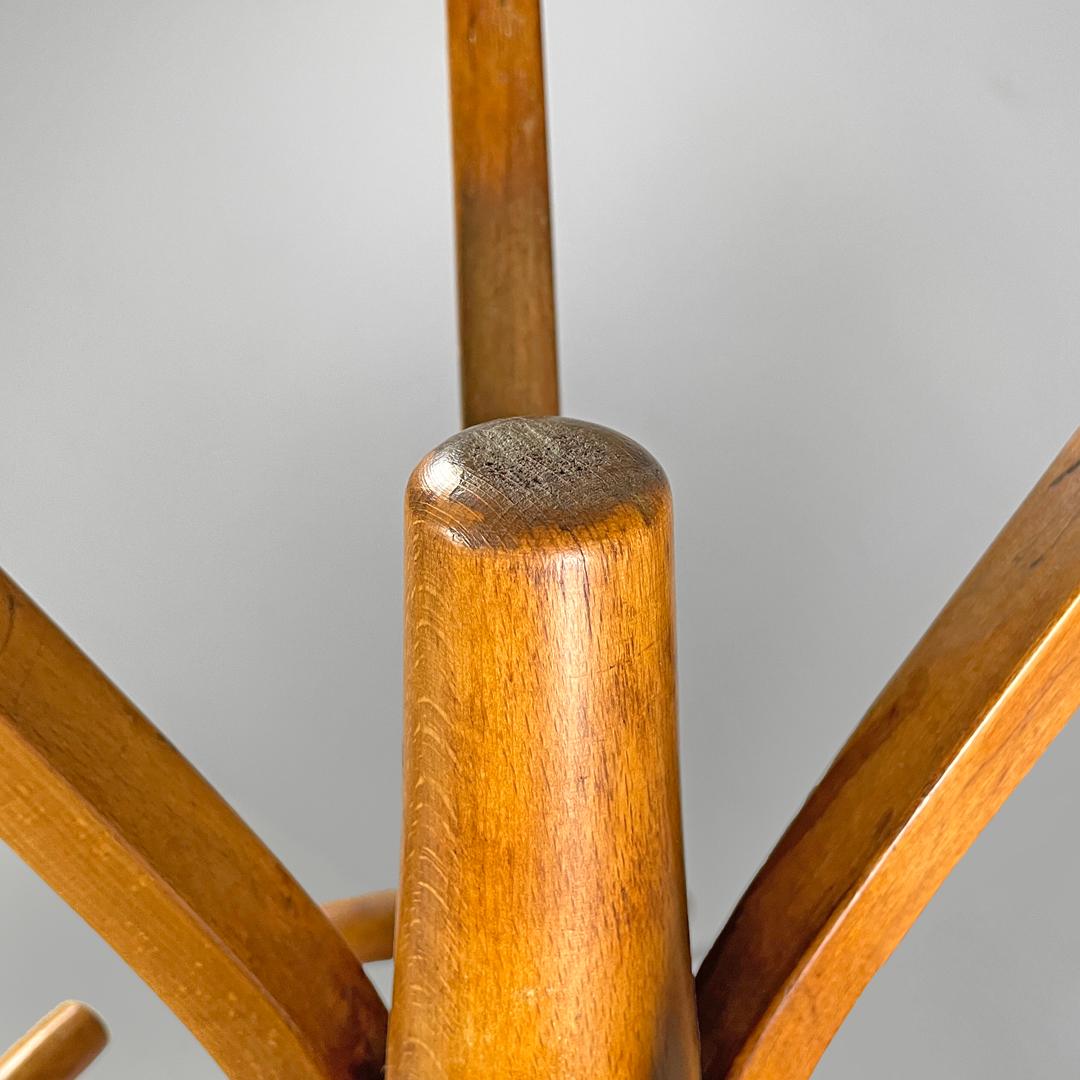 Appendiabiti da terra in legno Art Nouveau austriaco di Thonet, inizio '900 In condizioni buone in vendita a MIlano, IT