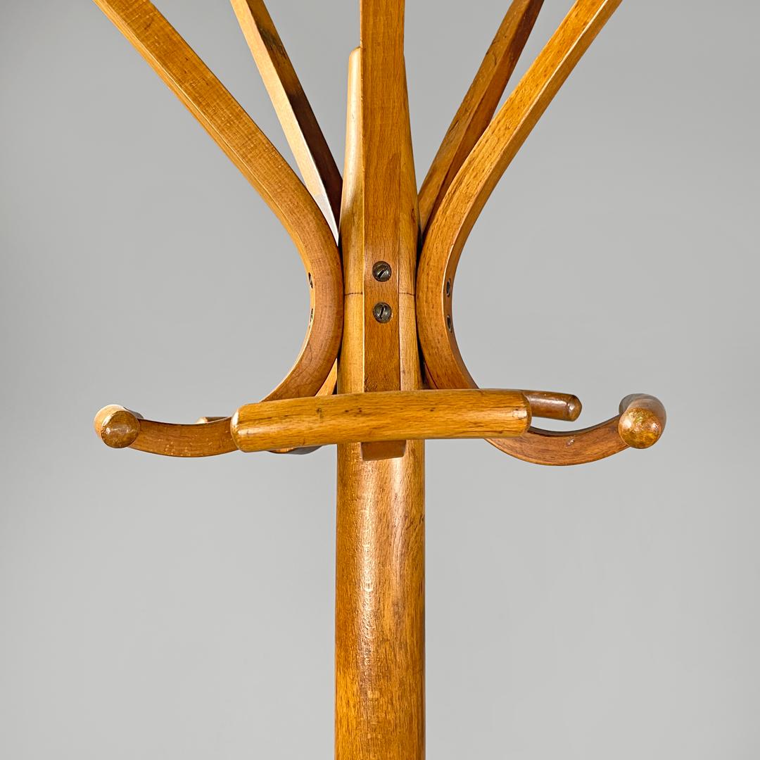 Legno Appendiabiti da terra in legno Art Nouveau austriaco di Thonet, inizio '900 in vendita