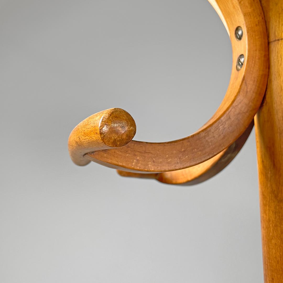 Appendiabiti da terra in legno Art Nouveau austriaco di Thonet, inizio '900 in vendita 2