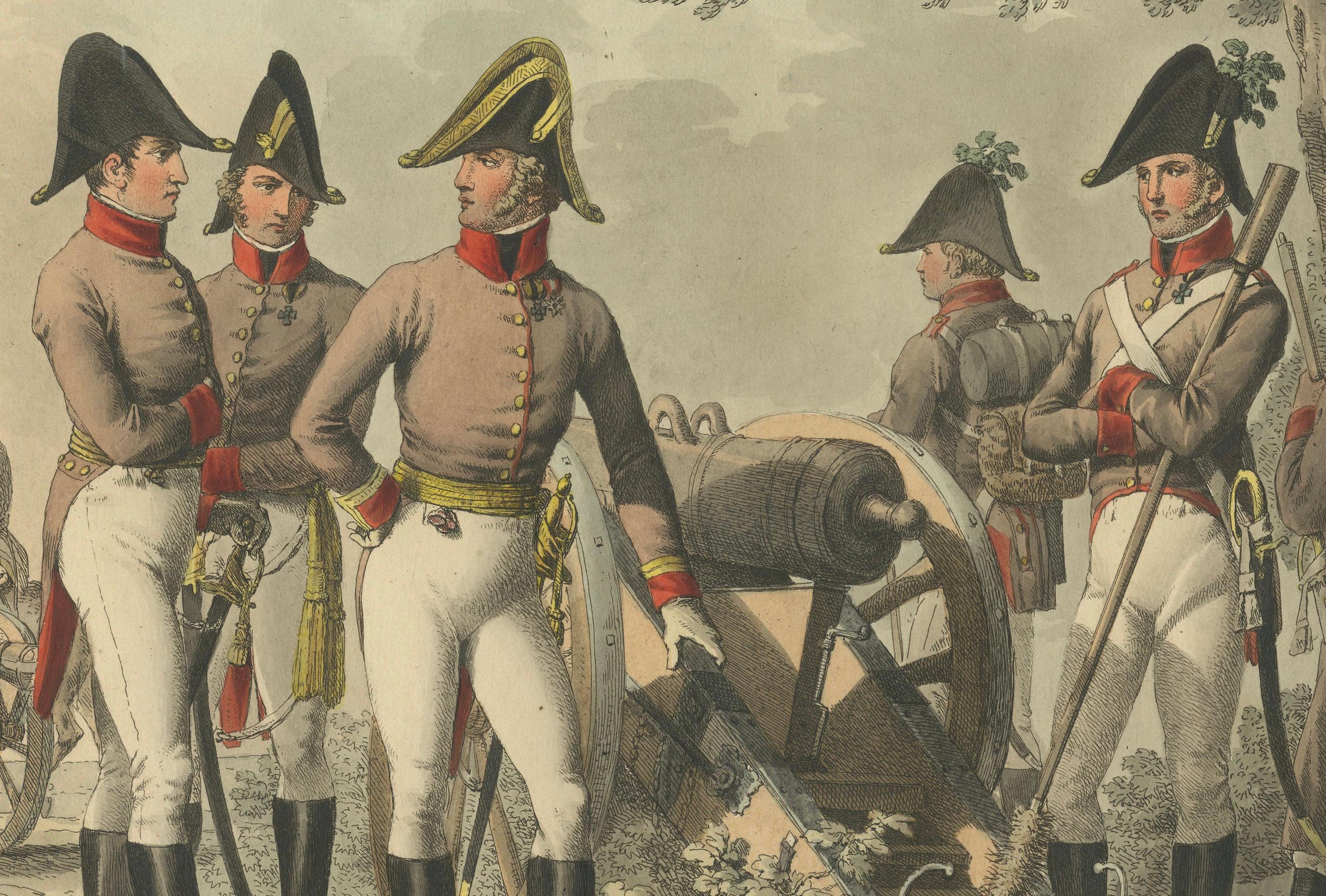Austrian Artillery and Transport Corps during the Napoleonic Wars, circa 1820 For Sale 1