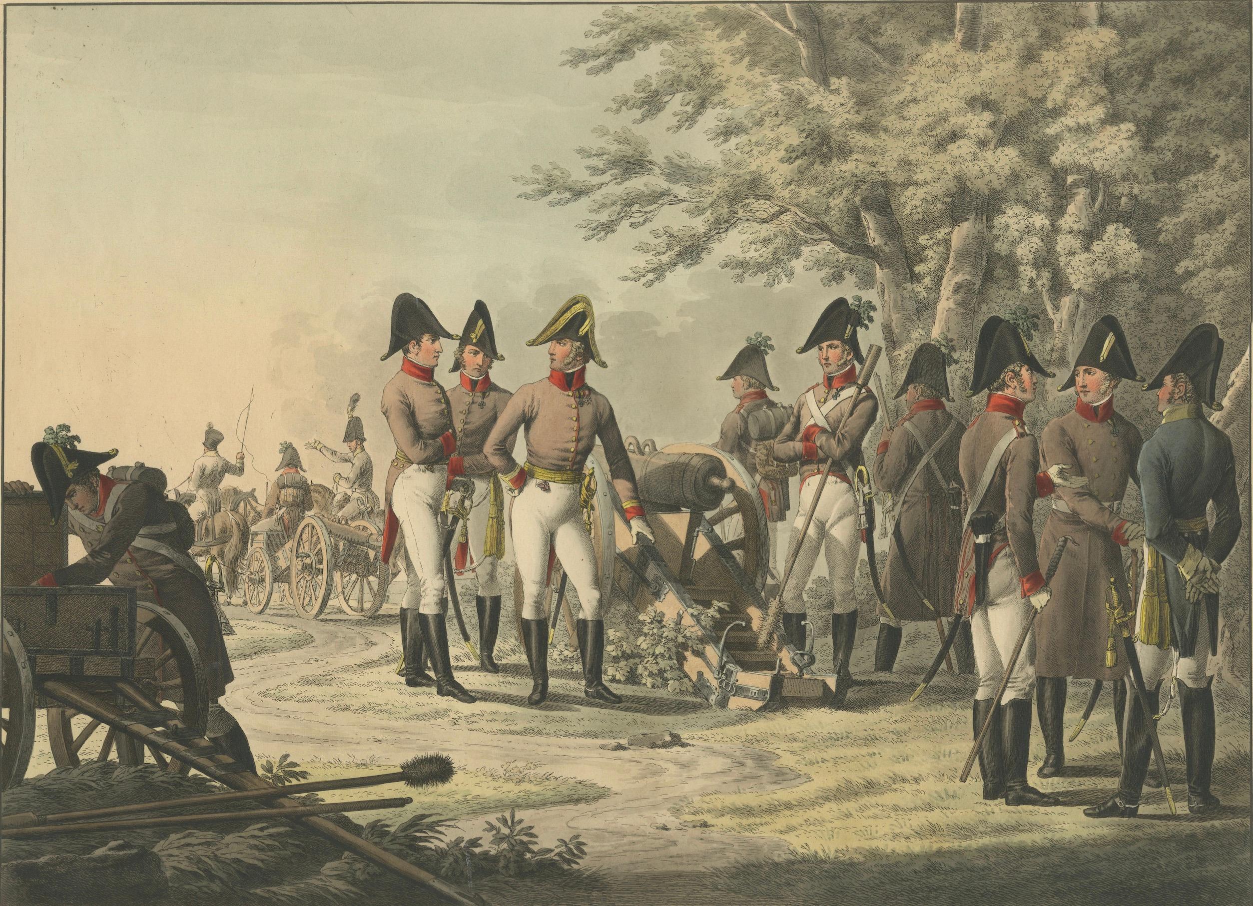 Austrian Artillery and Transport Corps during the Napoleonic Wars, circa 1820 For Sale 2