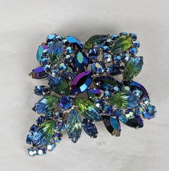 Austrian Aurora Mid Century Brooch