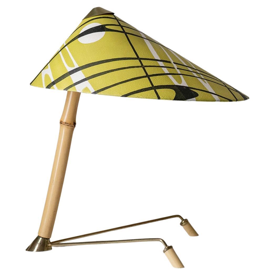 Austrian Bamboo Table Lamp, 1950s