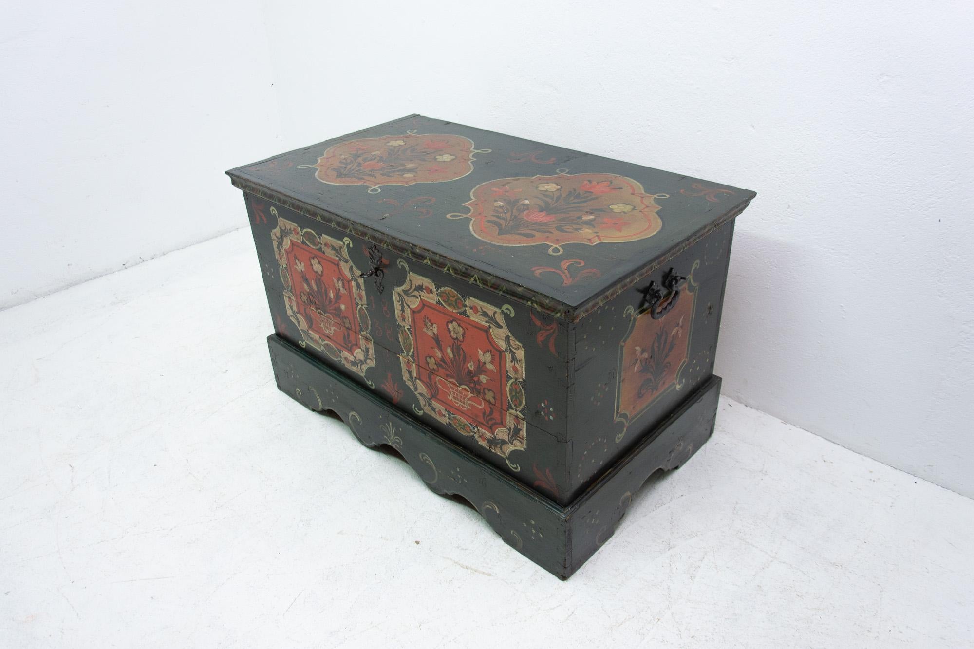 Mid-19th Century Austrian Baroque Chest, 1820 For Sale