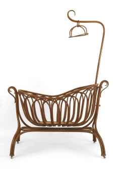 Austrian Bentwood Canopy Cradle