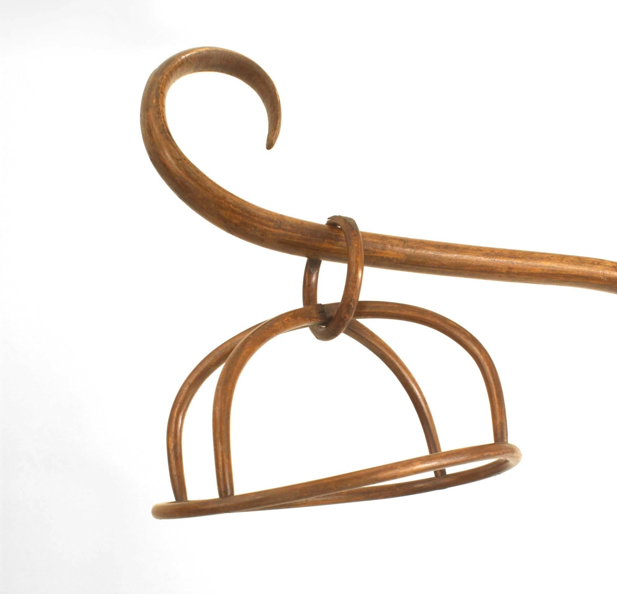 20th Century Austrian Bentwood Canopy Cradle For Sale
