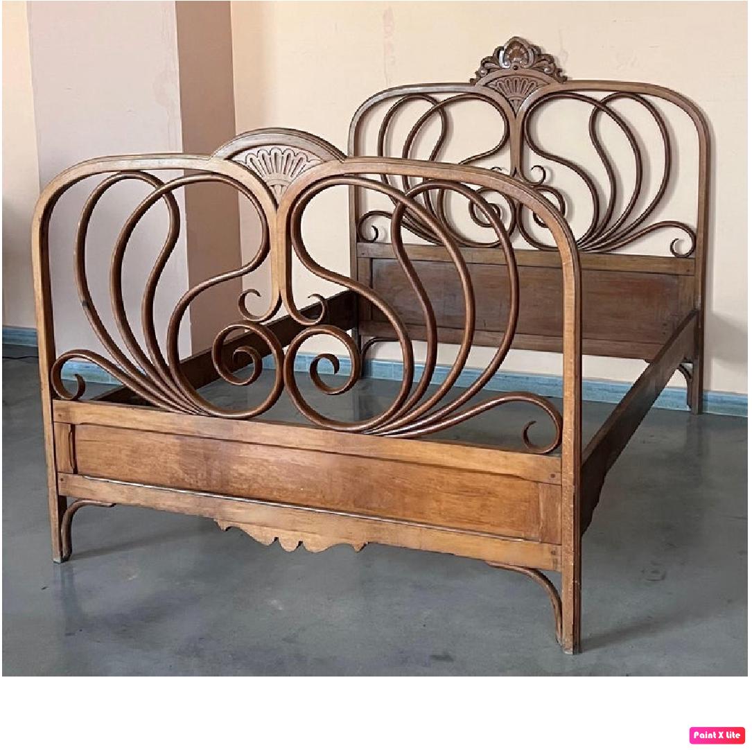 Autrichien Lit royal autrichien de Jacob & Josef Kohn, 1900 en vente