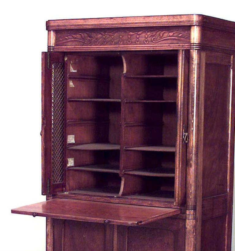 J&J Kohn Austrian Secessionist Bentwood Secretary In Good Condition For Sale In New York, NY
