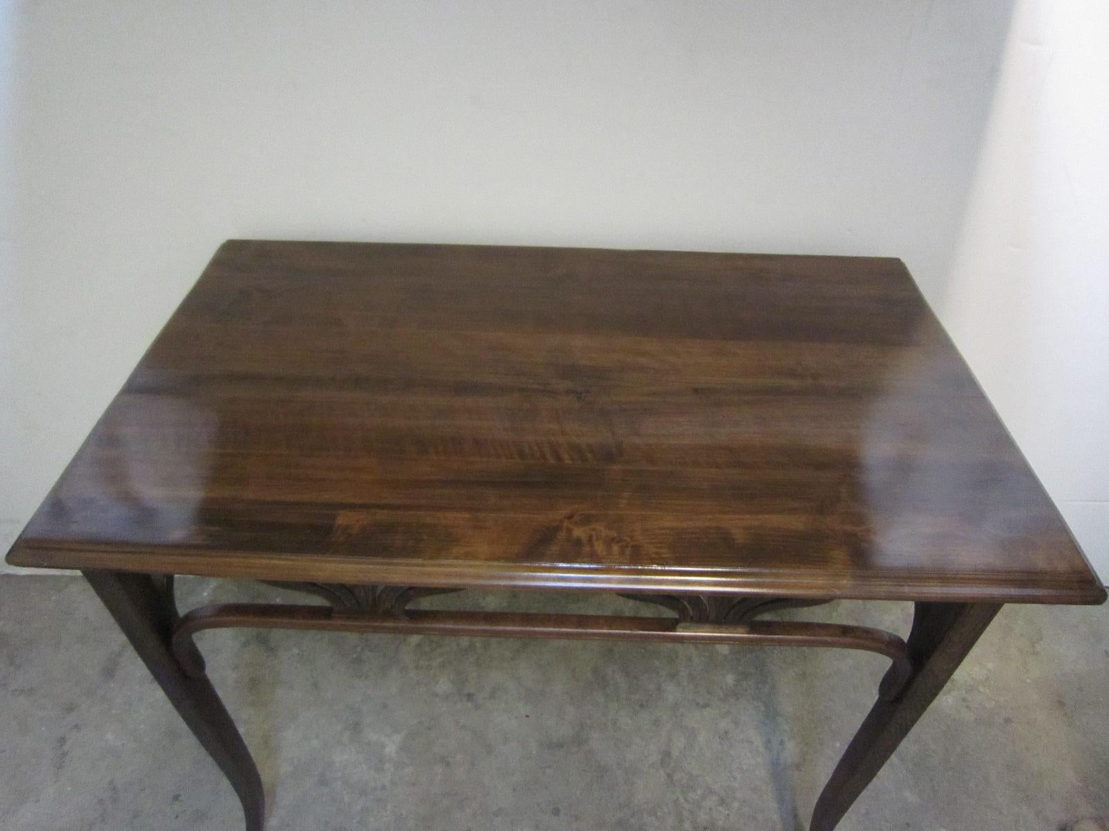 Austrian Bentwood Small, Rectangular Table by Jacob & Josef Kohn 5