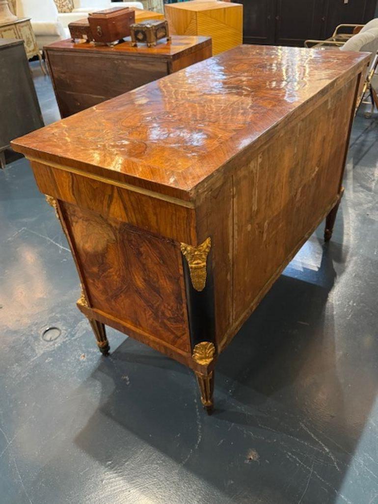 Walnut Austrian Biedermeier Commode For Sale