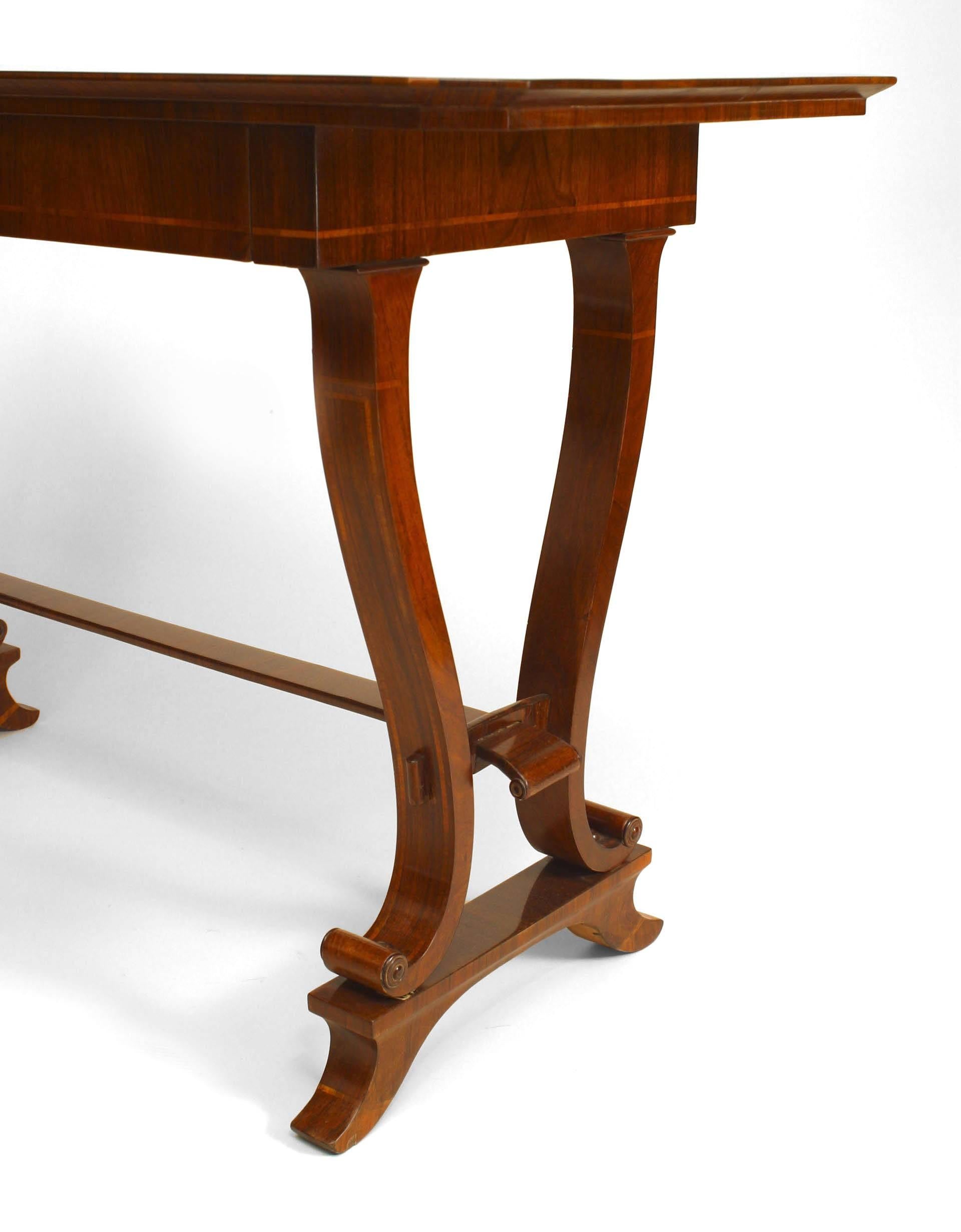 Austrian Biedermeier Walnut Davenport Table For Sale 2