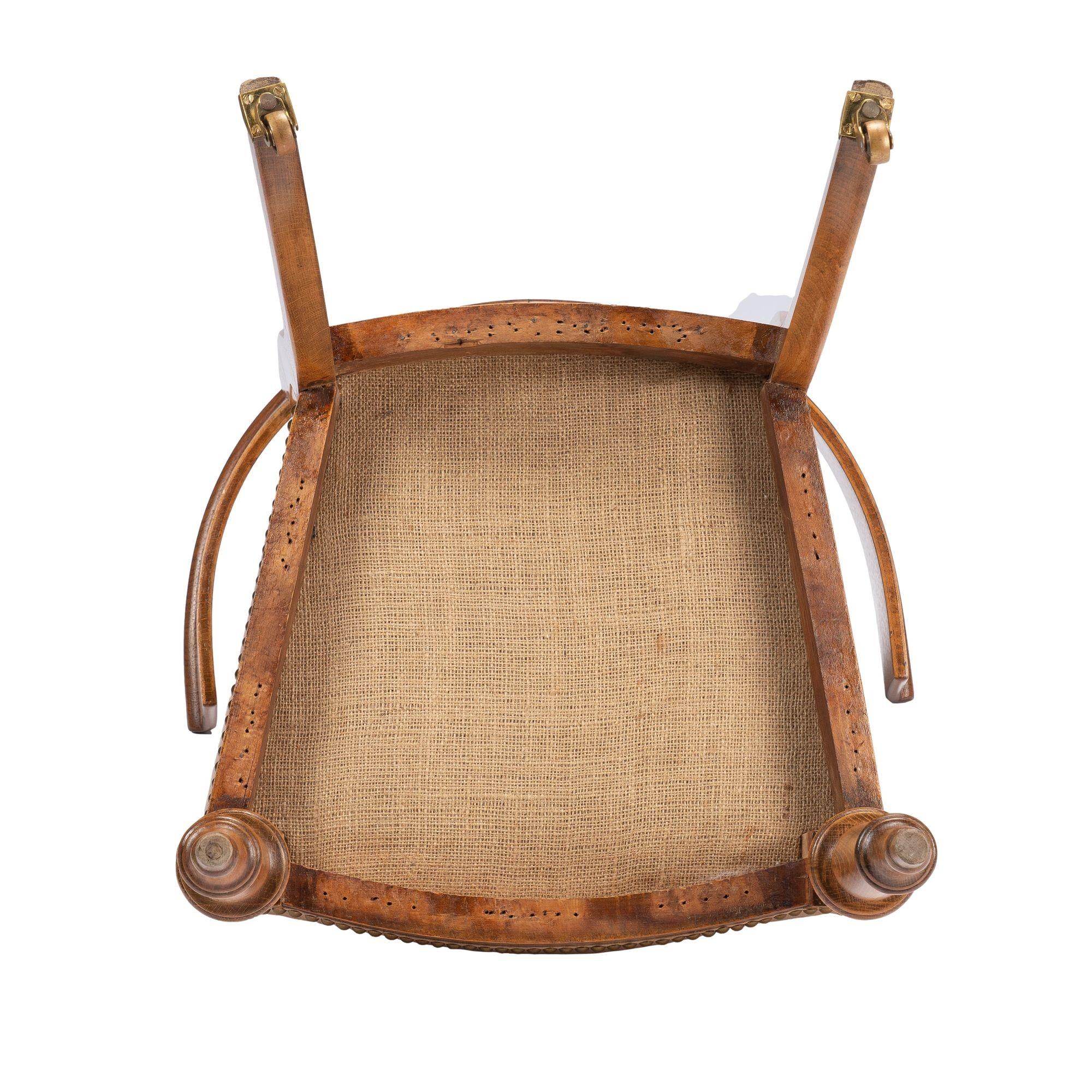 Austrian Biedermeier Klismos Chair '1830' For Sale 9