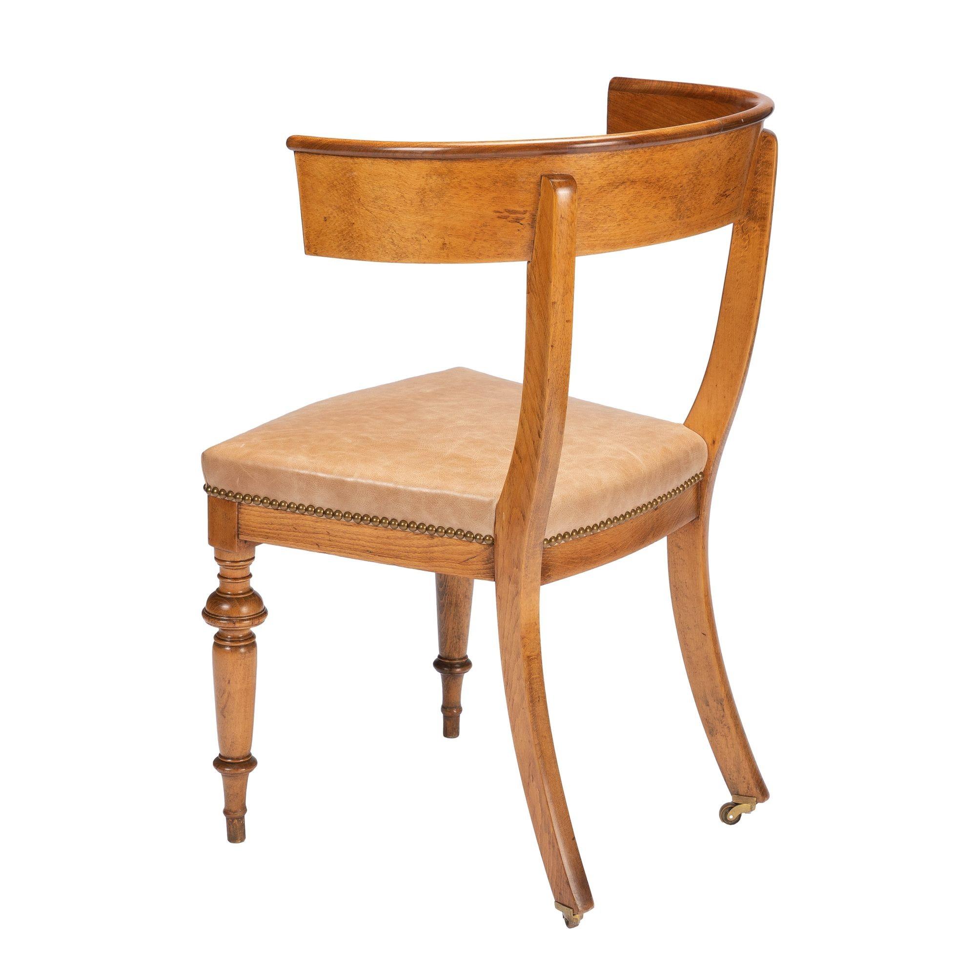 19th Century Austrian Biedermeier Klismos Chair '1830' For Sale