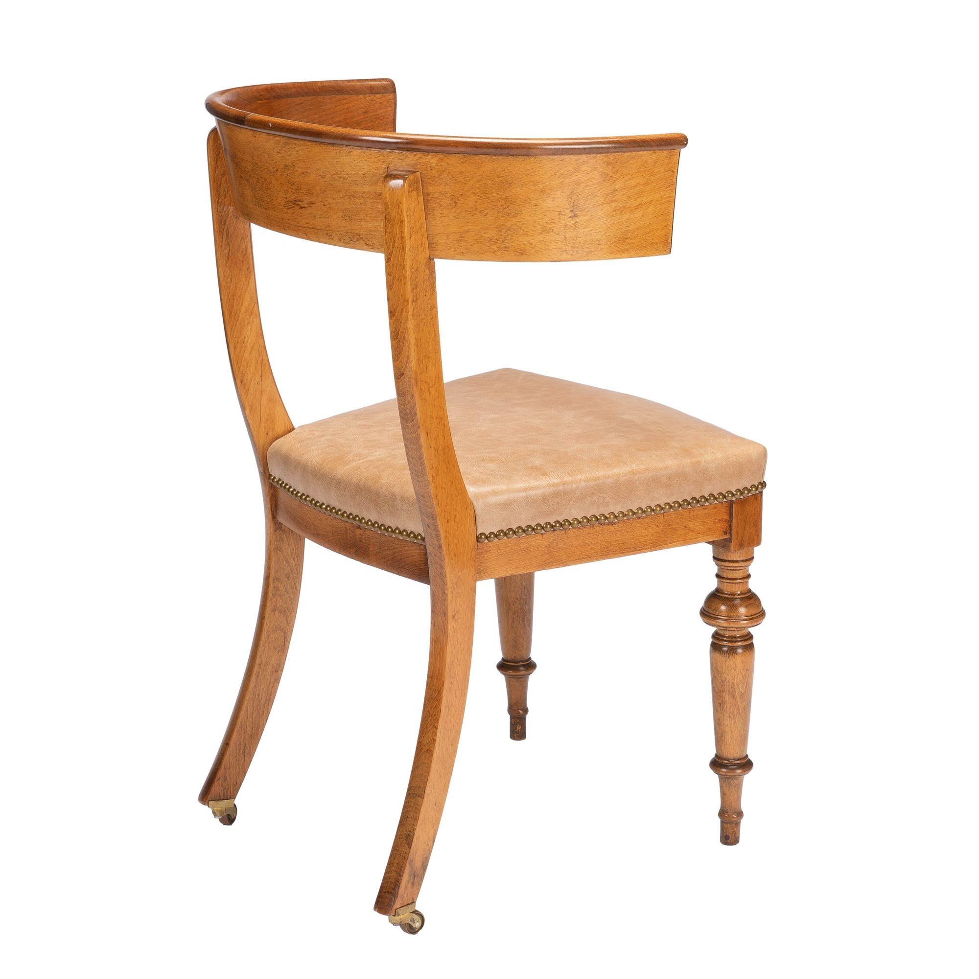 Austrian Biedermeier Klismos Chair '1830' For Sale 1