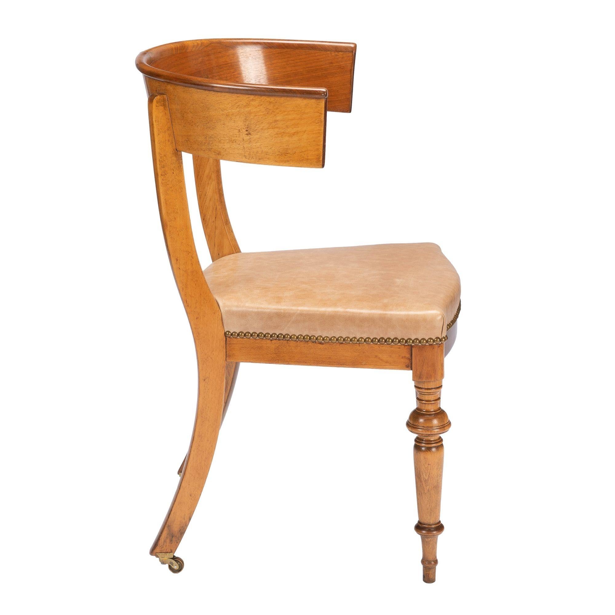 Austrian Biedermeier Klismos Chair '1830' For Sale 4