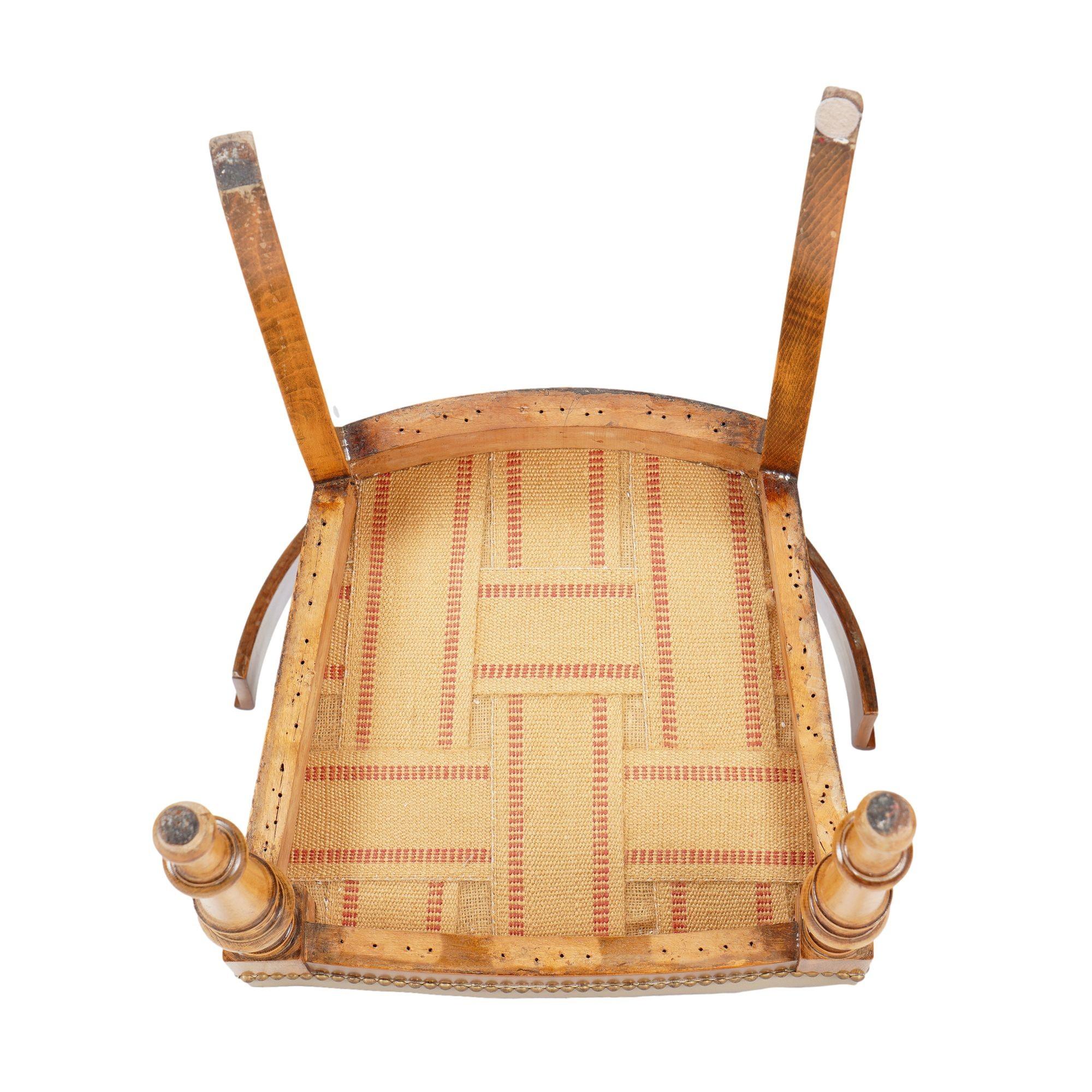 Silla austriaca Biedermeier klismos, c. 1820 en venta 6