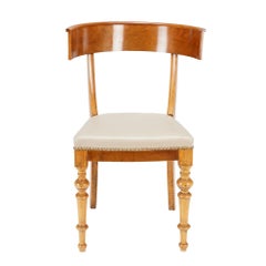 Silla austriaca Biedermeier klismos, c. 1820