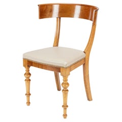 Silla austriaca Biedermeier klismos, c. 1820