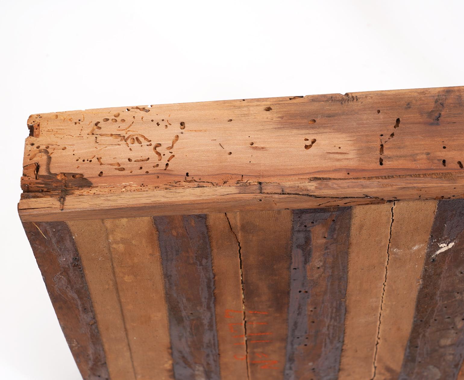 Austrian Biedermeier One Drawer Walnut Sewing Table on Animal Style Carved Legs 15