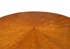 Austrian Biedermeier Revival Sunburst Center Table. Early 20th Century.
