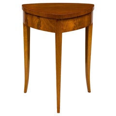 Antique Austrian Biedermeier Triangular Side Table