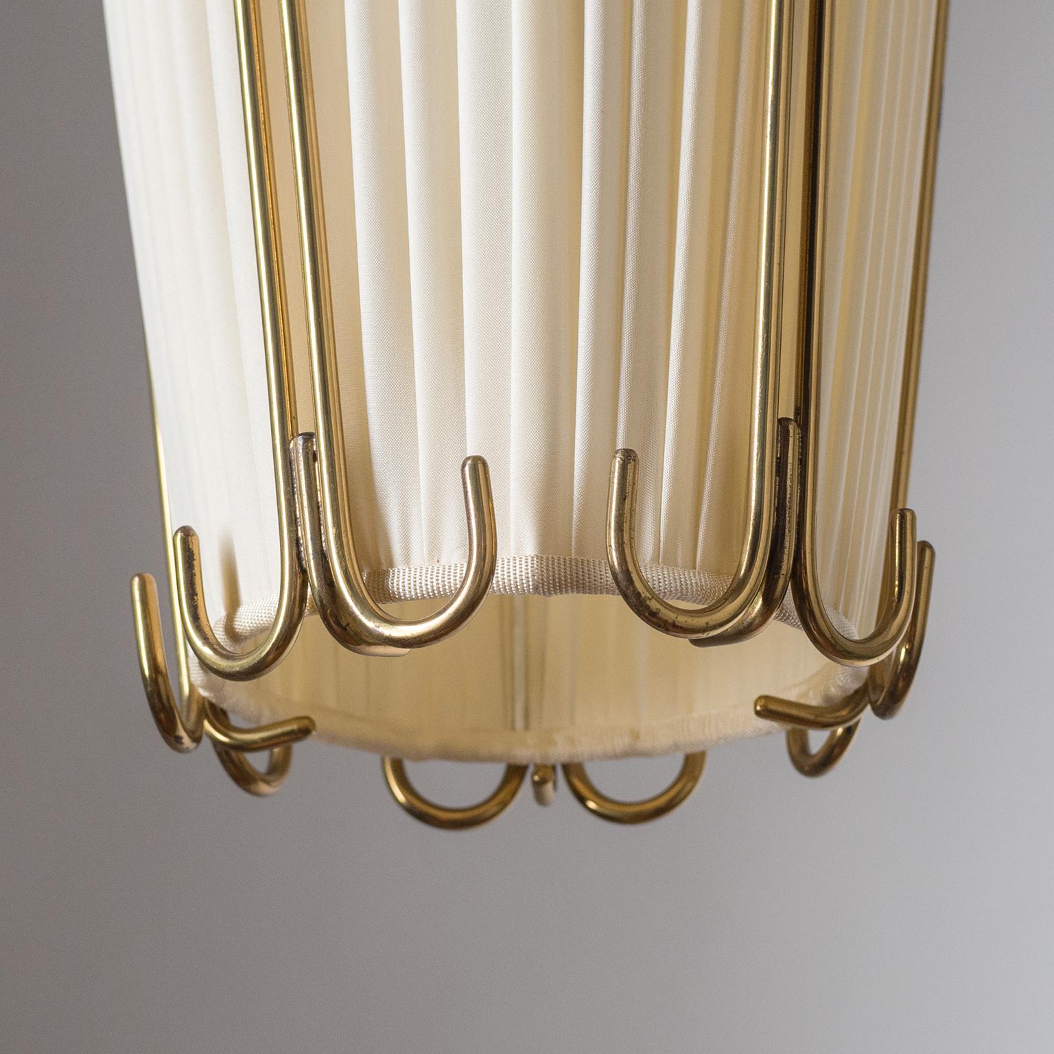 Austrian Brass Ceiling Light, 1940s, J.T. Kalmar 7