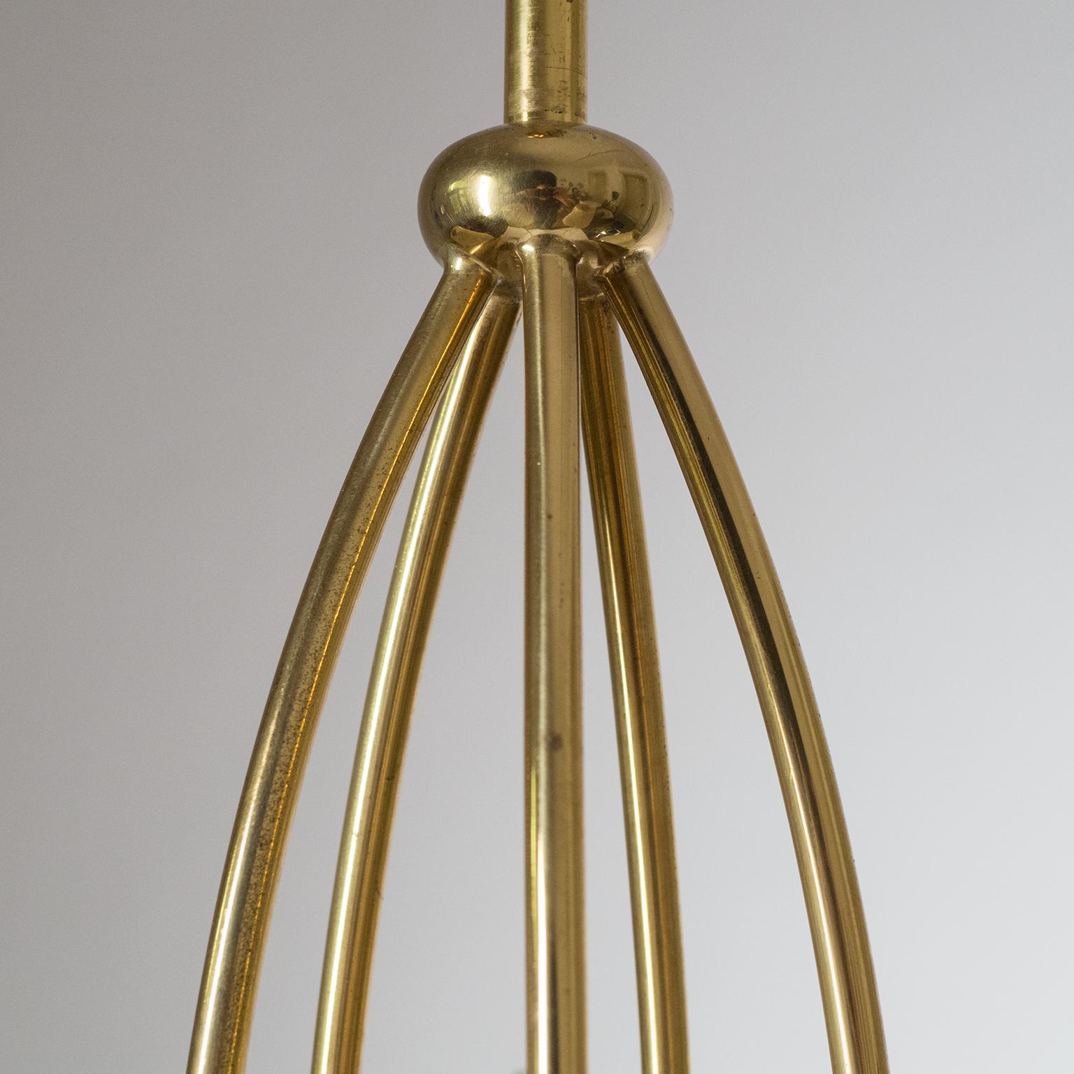 Austrian Brass Chandelier, 1930s, J.T. Kalmar (Attr.) 8