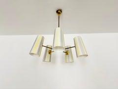 Austrian Brass Chandelier by Rupert Nikoll