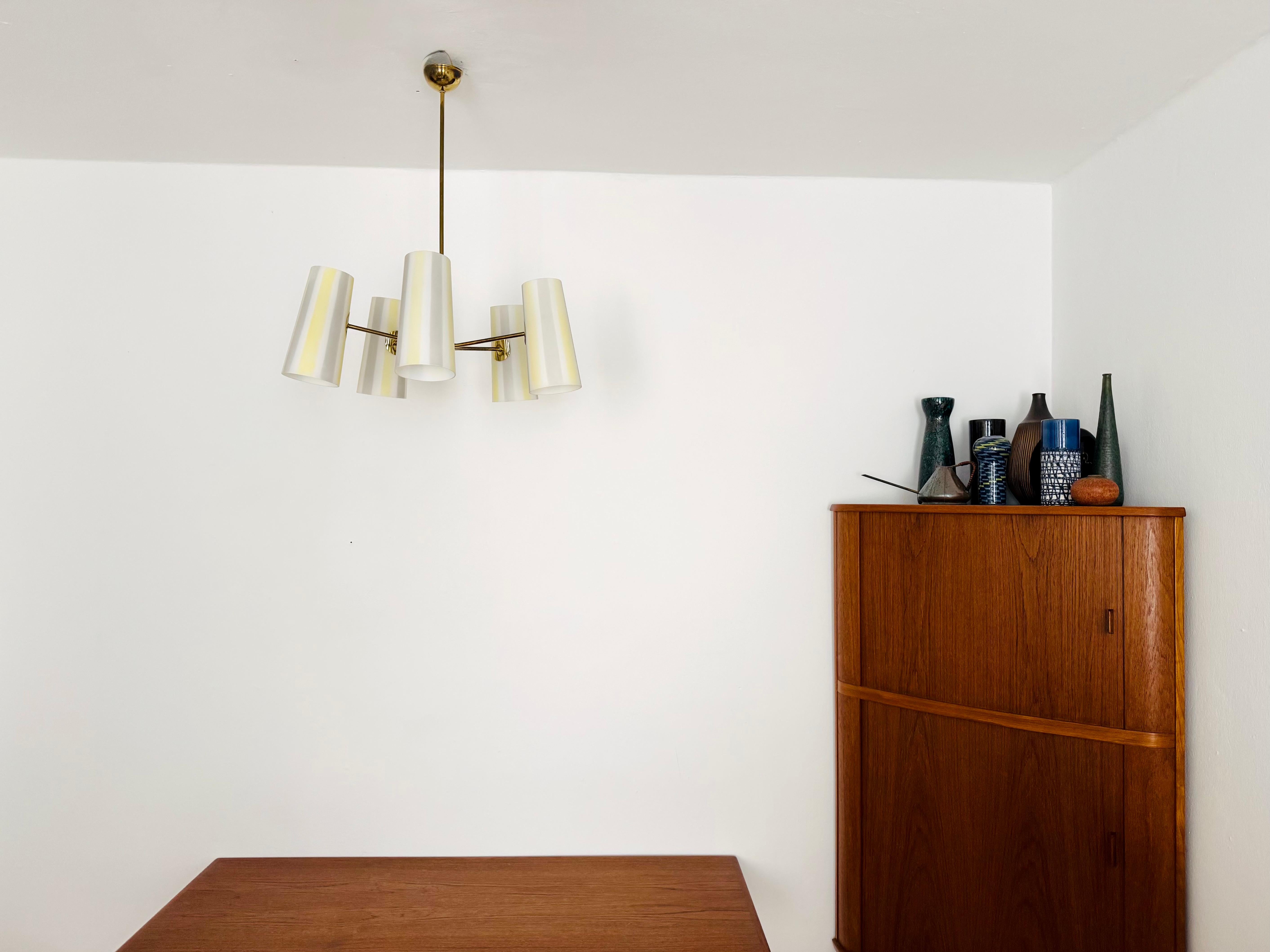Austrian Brass Chandelier by Rupert Nikoll In condizioni buone in vendita a München, DE