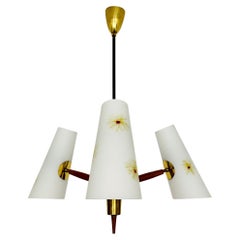 Austrian Brass Chandelier by Rupert Nikoll